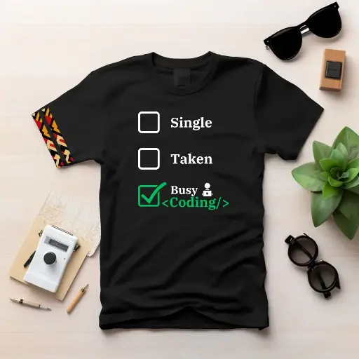 Busy Coding T- Shirt